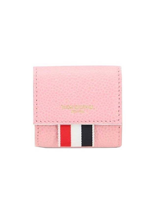 three stripe tab small coin purse pink - THOM BROWNE - BALAAN.