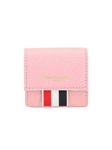 three stripe tab small coin purse pink - THOM BROWNE - BALAAN.