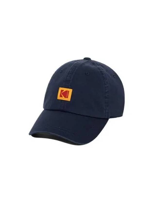 KODAK Apparel Square Logo Relax Fit Ball Cap NAVY - KODO - BALAAN 1