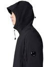 Lens Wappen Patch Zip Up Hoodie Black - CP COMPANY - BALAAN 5