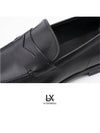 Men's Penny Leather Loafers Black - TOD'S - BALAAN 6