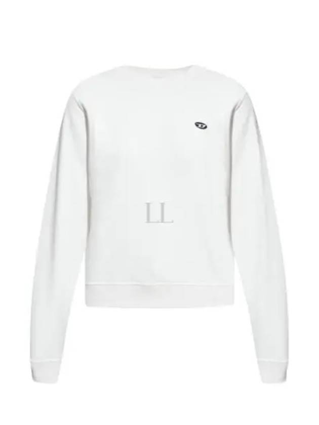 ReGGy Doval D Logo Patch Sweatshirt White - DIESEL - BALAAN 2