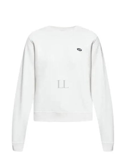 ReGGy Doval D Logo Patch Sweatshirt White - DIESEL - BALAAN 2