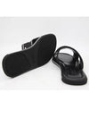 Logo Bonk Slippers Black - BALLY - BALAAN 7