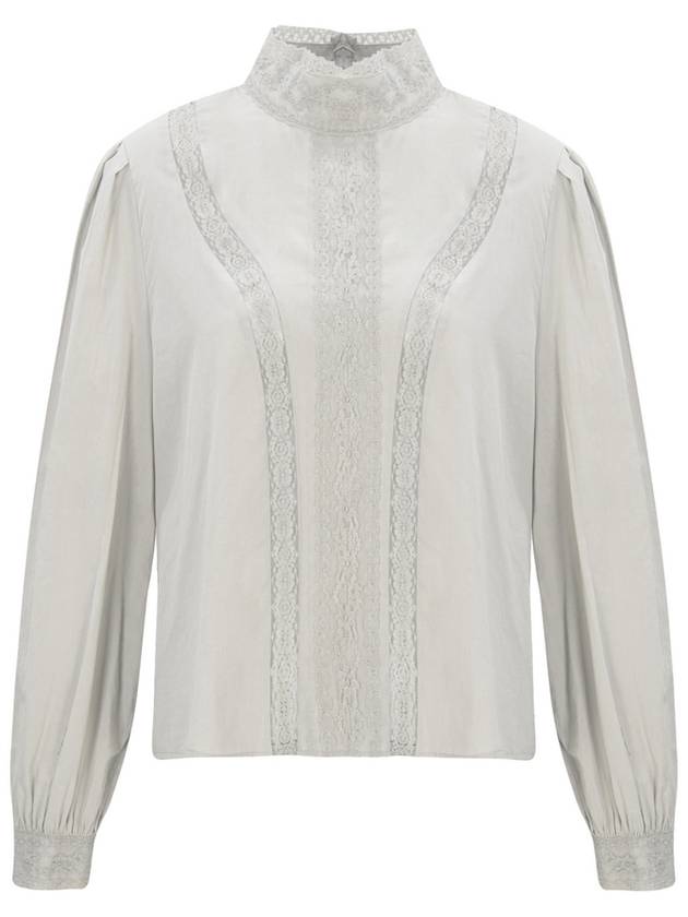 Soft Cotton Lace Trim Blouse - NARU KANG - BALAAN 4