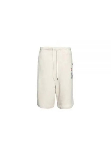 Drawstring Waist Short White - MIHARA YASUHIRO - BALAAN 1