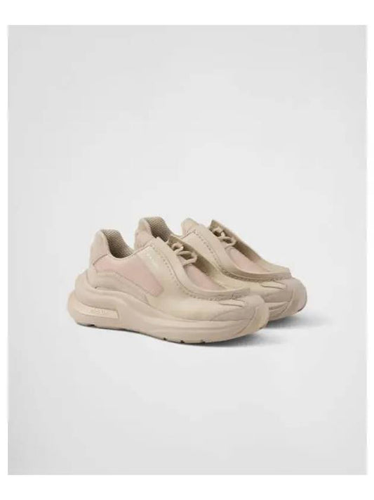 System Panel Low-Top Sneakers Desert Beige - PRADA - BALAAN 2