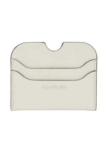 Elmas Large S Card Wallet White - ACNE STUDIOS - BALAAN 1