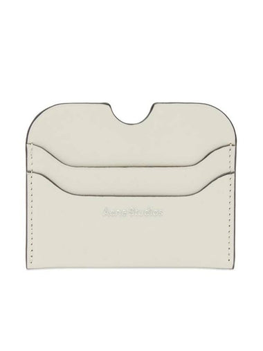 Elmas Large S Card Wallet White - ACNE STUDIOS - BALAAN 1