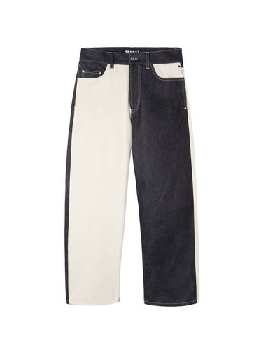 Men's Color Block Classic Cotton Straight Pants - SUNNEI - BALAAN 1