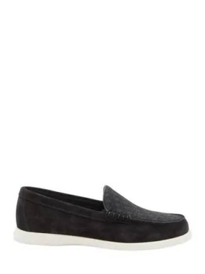 Granville Suede Loafers Black - DIOR - BALAAN 2