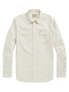 Classic Fit Denim Western Shirt Ivory - POLO RALPH LAUREN - BALAAN 1