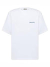 Embroidered Logo Cotton T-Shirt White - DIOR - BALAAN 2