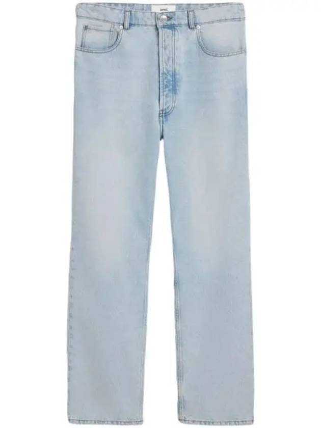 Loose Fit Jeans Bleached Blue - AMI - BALAAN 2