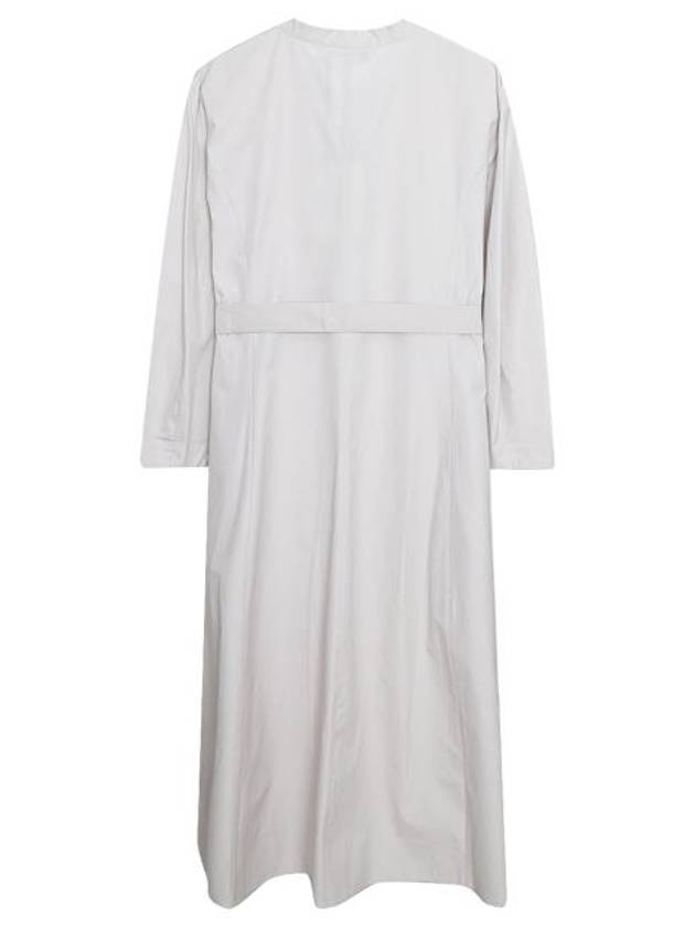 Cloe Cotton Long Dress Ice - MAX MARA - BALAAN 3