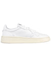 Medalist Goatskin Low Top Sneakers White - AUTRY - BALAAN 5