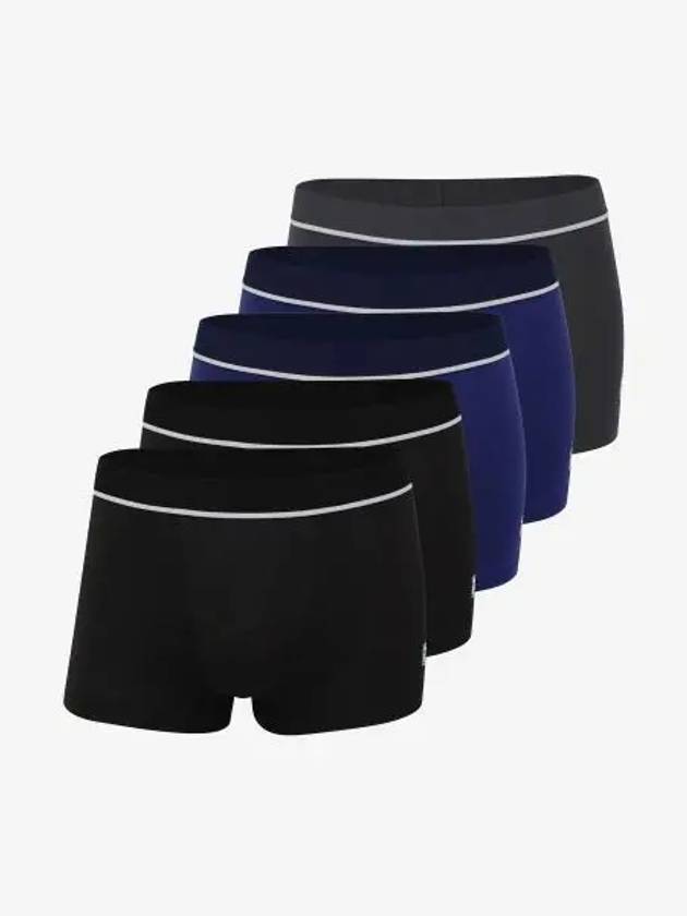 UNDERWEAR F Logo Men s Drawstring 5 Pack FI4DRH1102MBLK - FILA - BALAAN 1