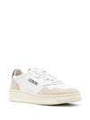 Medalist Leather Low-Top Sneakers Green White - AUTRY - BALAAN 5