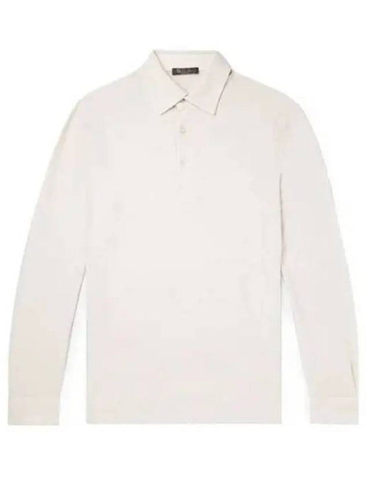 FAN5408 A780 Cotton Pique Polo Shirt 923574 - LORO PIANA - BALAAN 1