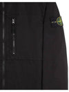 Supima Cotton Twill Stretch-TC Jacket Black - STONE ISLAND - BALAAN 5