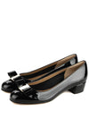 Vara Bow Patent Pumps Black - SALVATORE FERRAGAMO - BALAAN 2