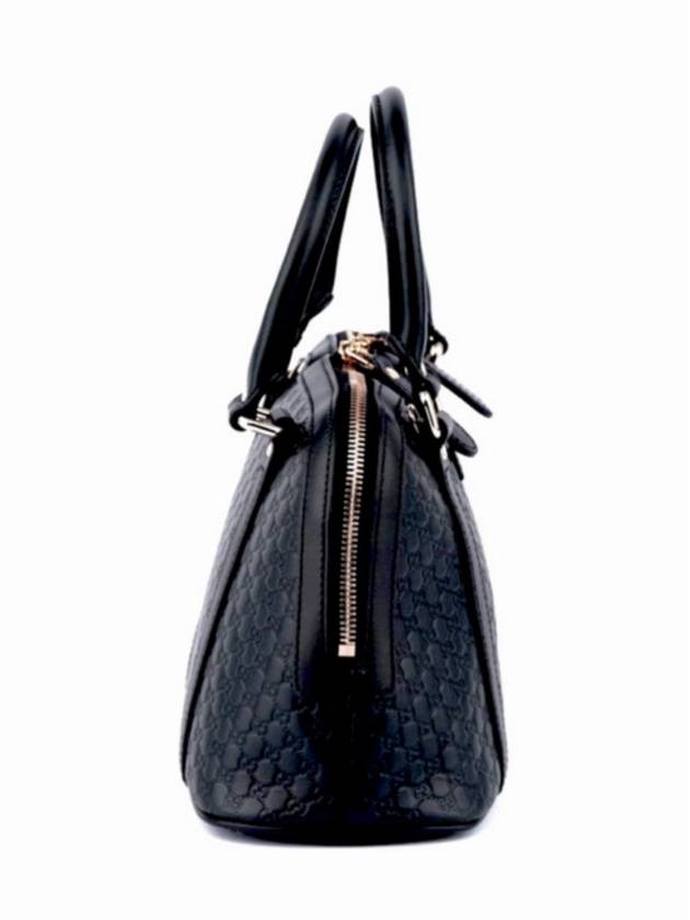 Microssima Small Dome Tote Bag Black - GUCCI - BALAAN 3