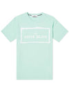 Stencil One Logo Short Sleeve T-Shirt Mint - STONE ISLAND - BALAAN 1