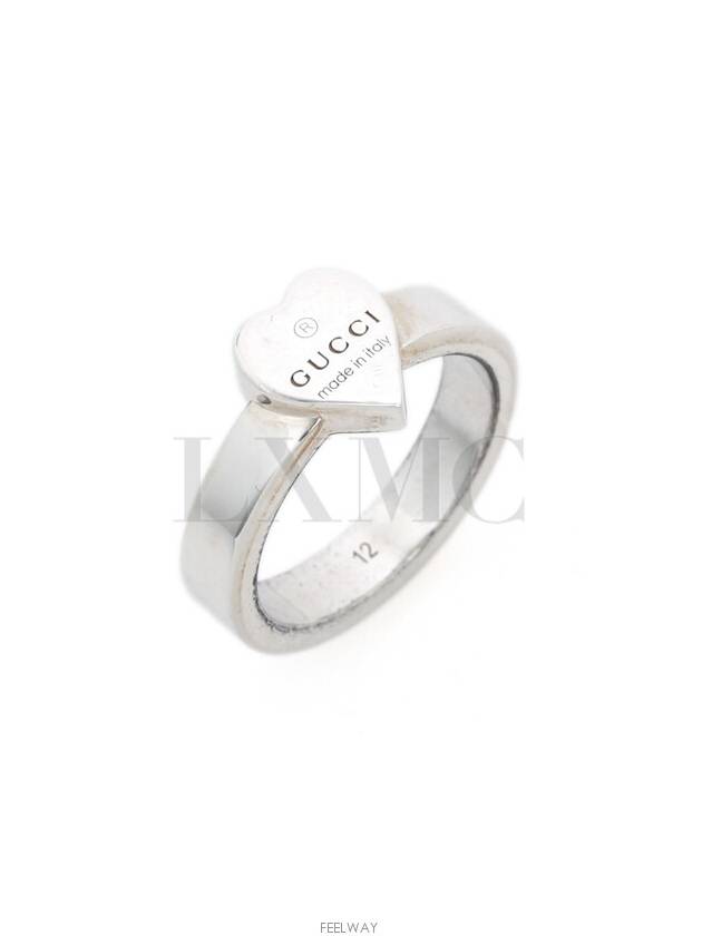 Trademark Silver Heart Ring No 12 223867 - GUCCI - BALAAN 3