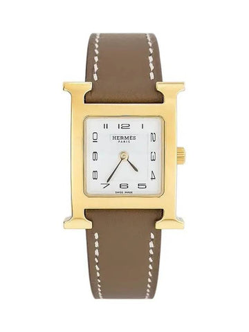 H Hour PM Gold Plated Steel 4HA0916 - HERMES - BALAAN 1