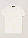 Angera Crewneck Cotton Short Sleeve T-Shirt White - LORO PIANA - BALAAN 2