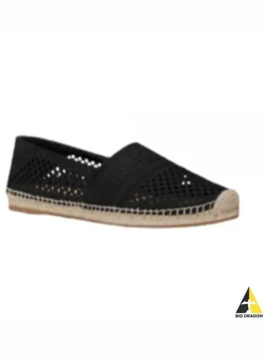 Granville Mesh Embroidery Logo Espadrille Slip-Ons Black - DIOR - BALAAN 2