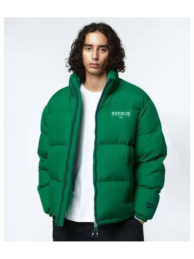 Classic Vector Down Jacket Green - REEBOK - BALAAN 1