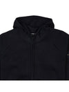 Wappen Patch Cotton Hooded Jacket Black - STONE ISLAND - BALAAN 4