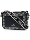 Monogram Pattern Canvas Cross Bag Black Light Cream - MICHAEL KORS - BALAAN 3