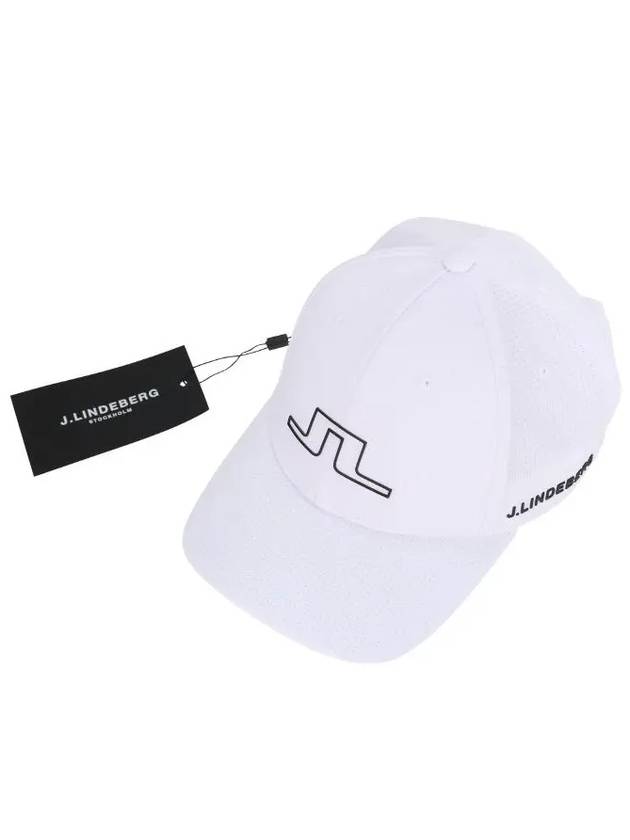 Kaden Mesh Golf Ball Cap White - J.LINDEBERG - BALAAN 5