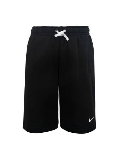 Swoosh Fleece Shorts Black - NIKE - BALAAN 1