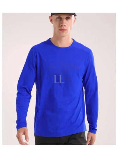 Cormac Logo Long Sleeve T-Shirt Blue - ARC'TERYX - BALAAN 2