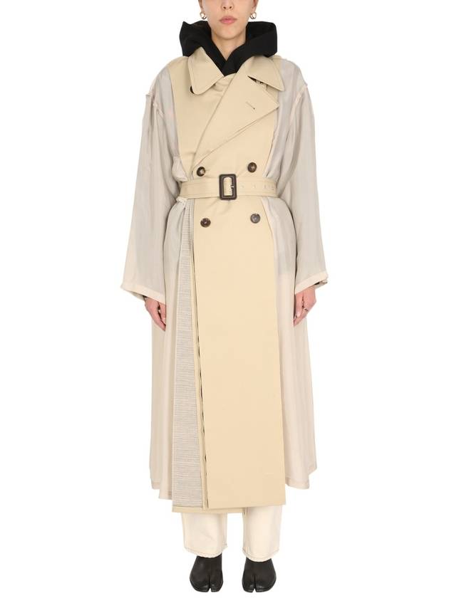 Panelled Trench Coat Beige - MAISON MARGIELA - BALAAN 2