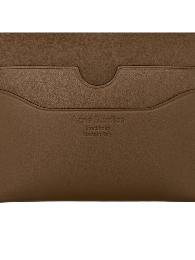 Logo Bifold Card Wallet Brown - ACNE STUDIOS - BALAAN 7