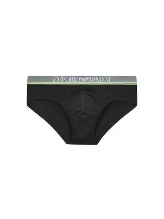 UNDERWEAR Men s Two Line Logo Band Briefs Black 270023 - EMPORIO ARMANI - BALAAN 1