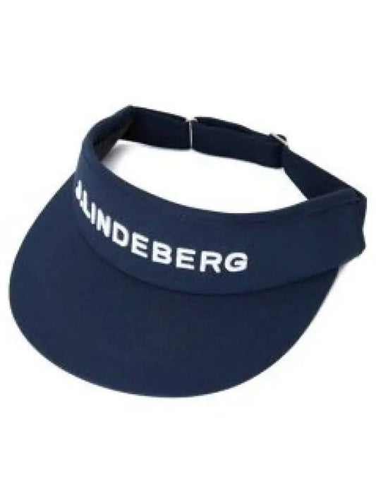 Viktor Embroidered Logo Visor Navy - J.LINDEBERG - BALAAN 2