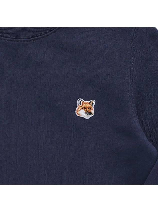 Fox Head Patch Regular Sweatshirt Ink Blue - MAISON KITSUNE - BALAAN 4