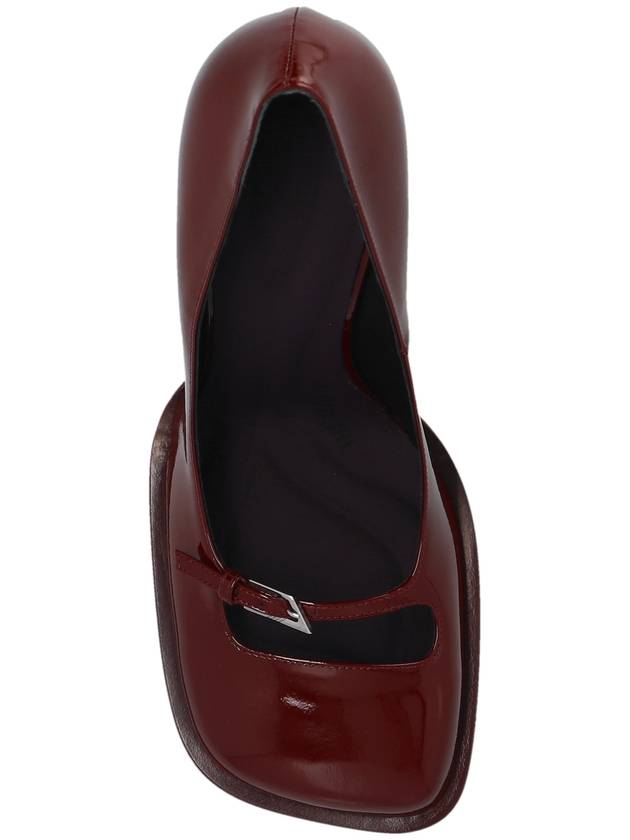 The Attico Mia High Heels, Women's, Burgundy - THE ATTICO - BALAAN 6