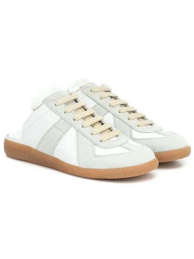 Women's Replica Cut Out Mule Low Top Sneakers White - MAISON MARGIELA - BALAAN 3