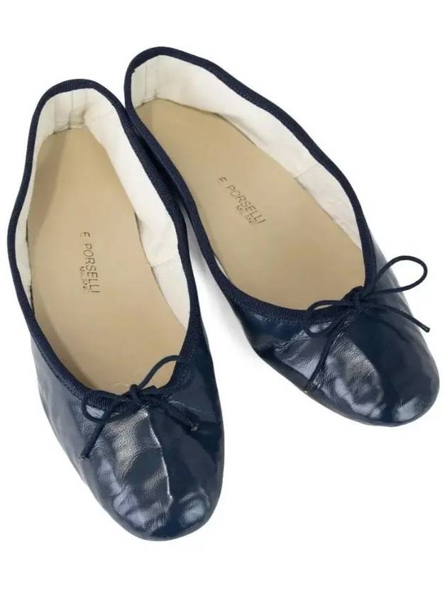 Leather Flat Dark Blue - PORSELLI - BALAAN 4