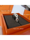 Small Chaine D'Ancre Enchainee Ring Silver - HERMES - BALAAN 5