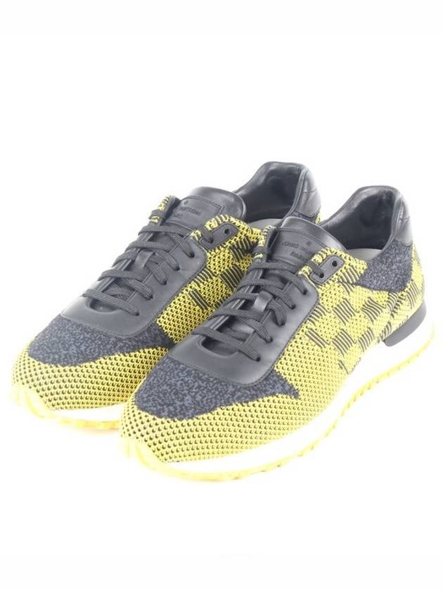 Damier knit runaway sneakers yellow 8 270 - LOUIS VUITTON - BALAAN 1