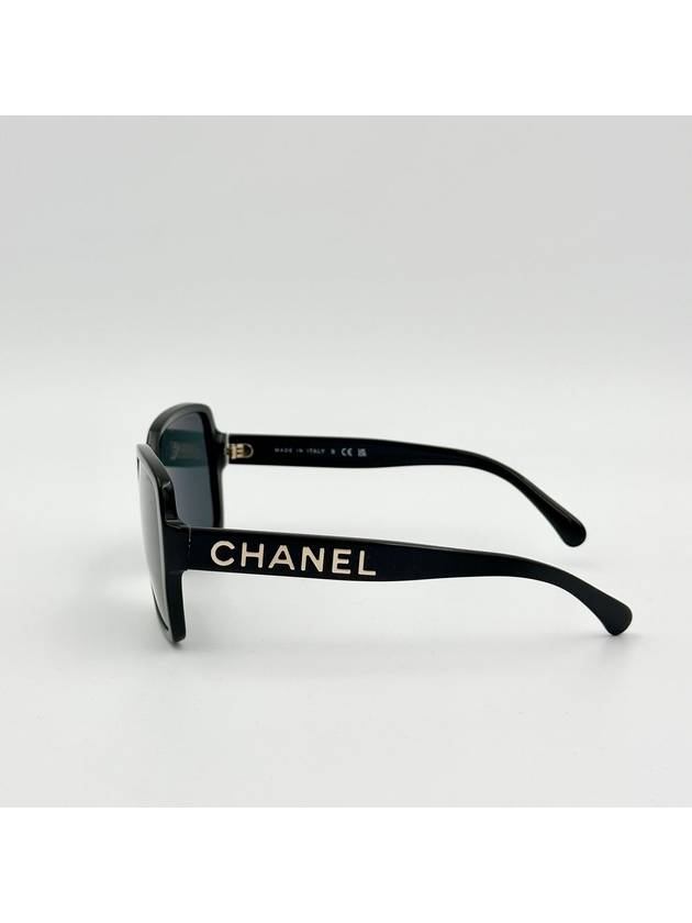 Eyewear Logo Square Sunglasses Black - CHANEL - BALAAN 7