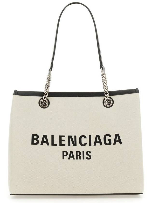 Duty Free Canvas Tote Bag White - BALENCIAGA - BALAAN 2