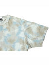 Camo Devore Cotton Short Sleeve T-Shirt Grey - STONE ISLAND - BALAAN 6